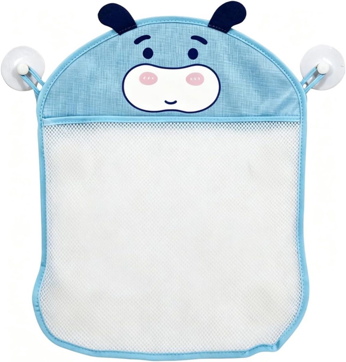 SnelShoppen - Organizer-tas voor Bad Speelgoed, 1 stuk, Hangend Net met Cartoons, Sneldrogend, Kleefhaken, Ideaal voor Kinderen, Badkamer, Speelgoedop