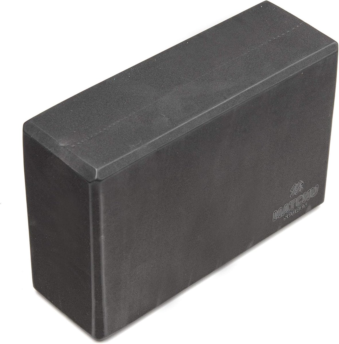 SnelShoppen - Yoga Block | Yoga Blok | 23x15x7,5 CM | Kork of Stevige Foam | Zwart | Ideaal voor Yoga en Fitness | Draagbaar en Lichtgewicht