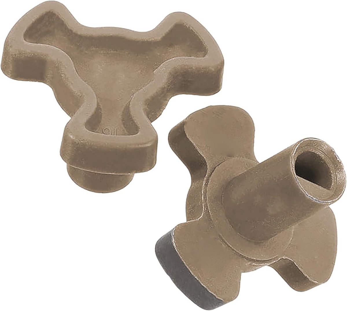 SnelShoppen - 2 Stuks Draaiplateau Magnetron Koppeling - Vervangingsonderdeel voor Magnetron Schotel - Hoogwaardige PP Materialen - Voor Glazen Magnet
