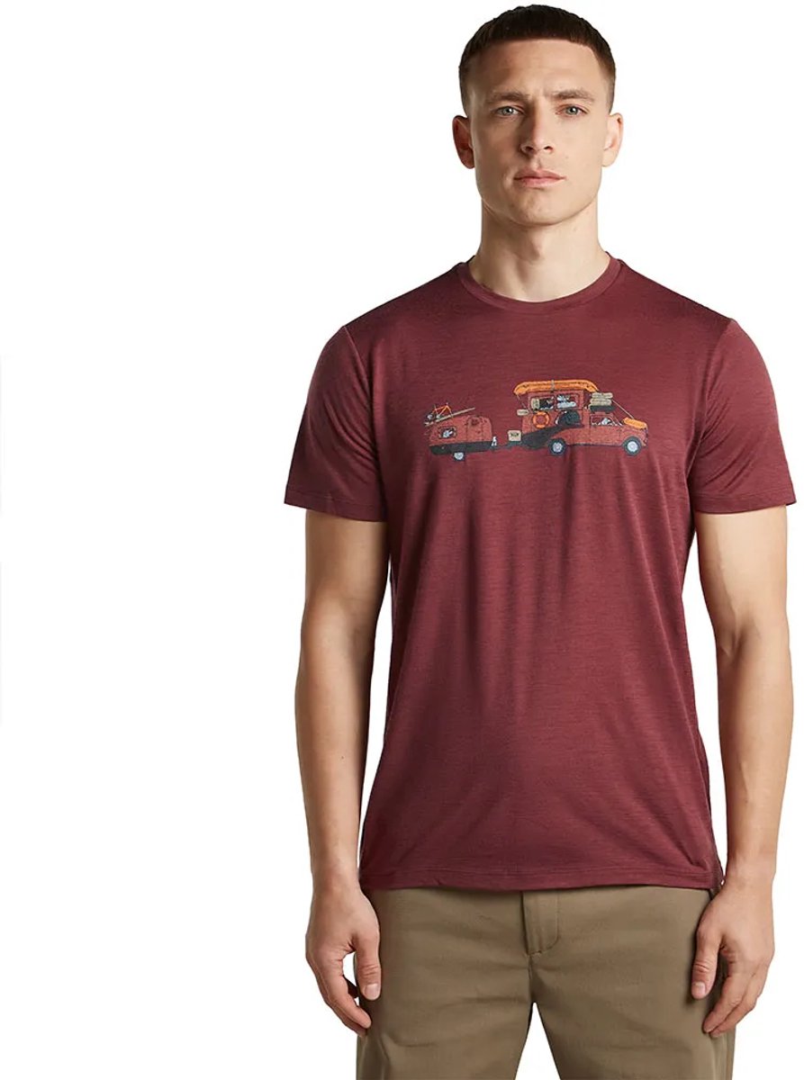 Icebreaker 150 Tech Lite Transportage T-shirt Met Korte Mouwen Rood 2XL Man