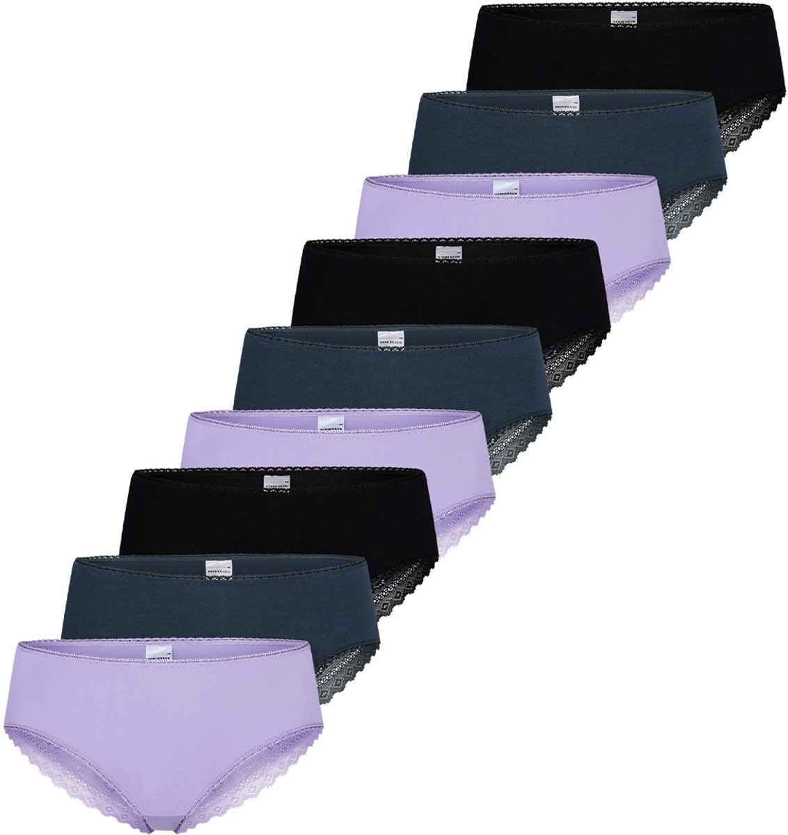 Schiesser Dames brazil slip 9 pack 95/5 Modern Cotton
