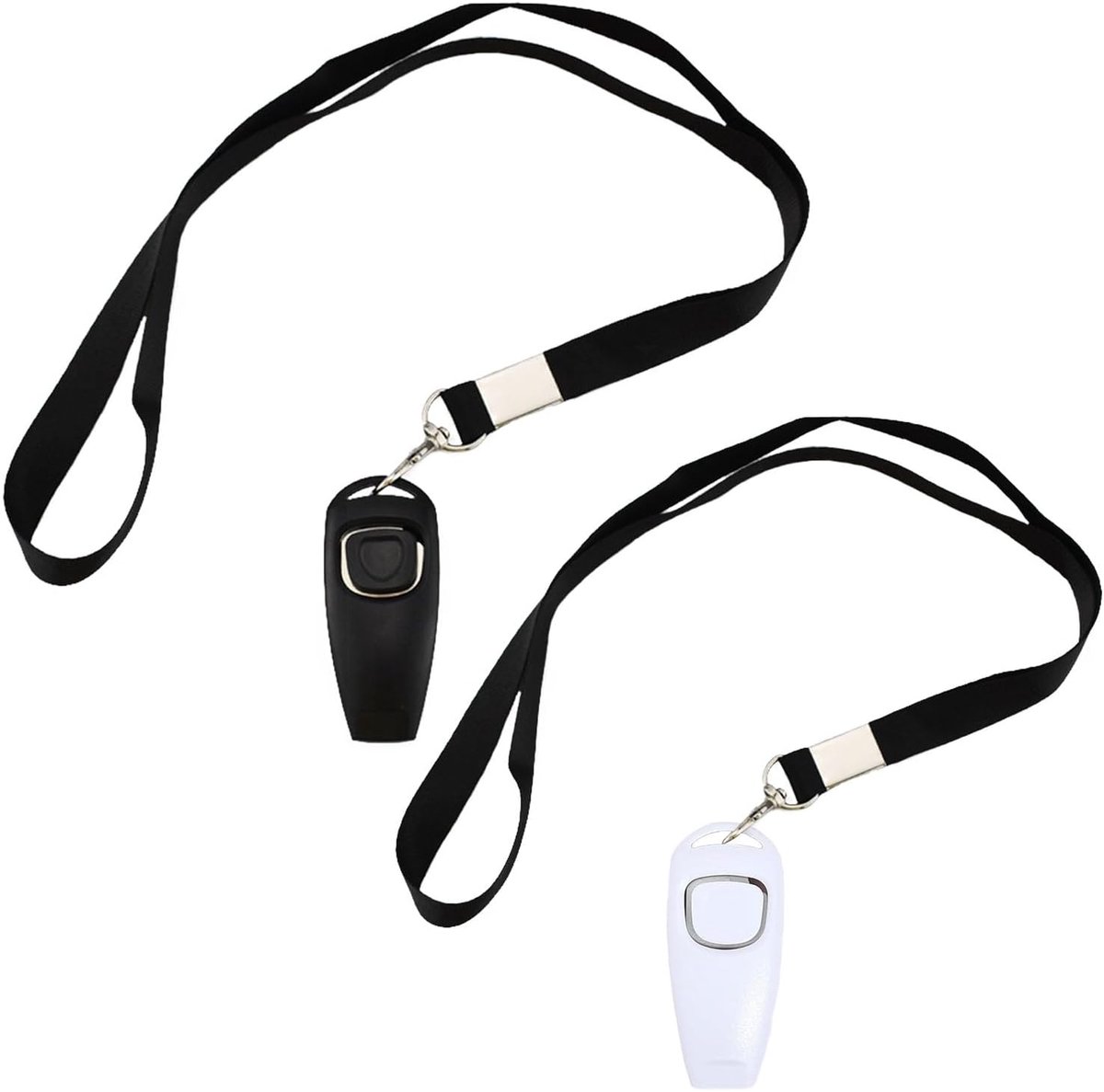 SnelShoppen - 2pcs Hond Fluit en Clicker Set voor Honden Training - Dog Whistle Clicker - Effectieve Trainingshulpmiddelen voor Hondengedrag - Perfect