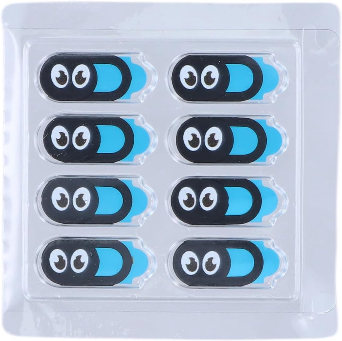 SnelShoppen - Webcam Cover - Mobiele Telefoon Camera Cover - Geschikt voor Laptops, Smartphones en Tablets - 8 Stuks - Ultra Dun, Privacy Bescherming