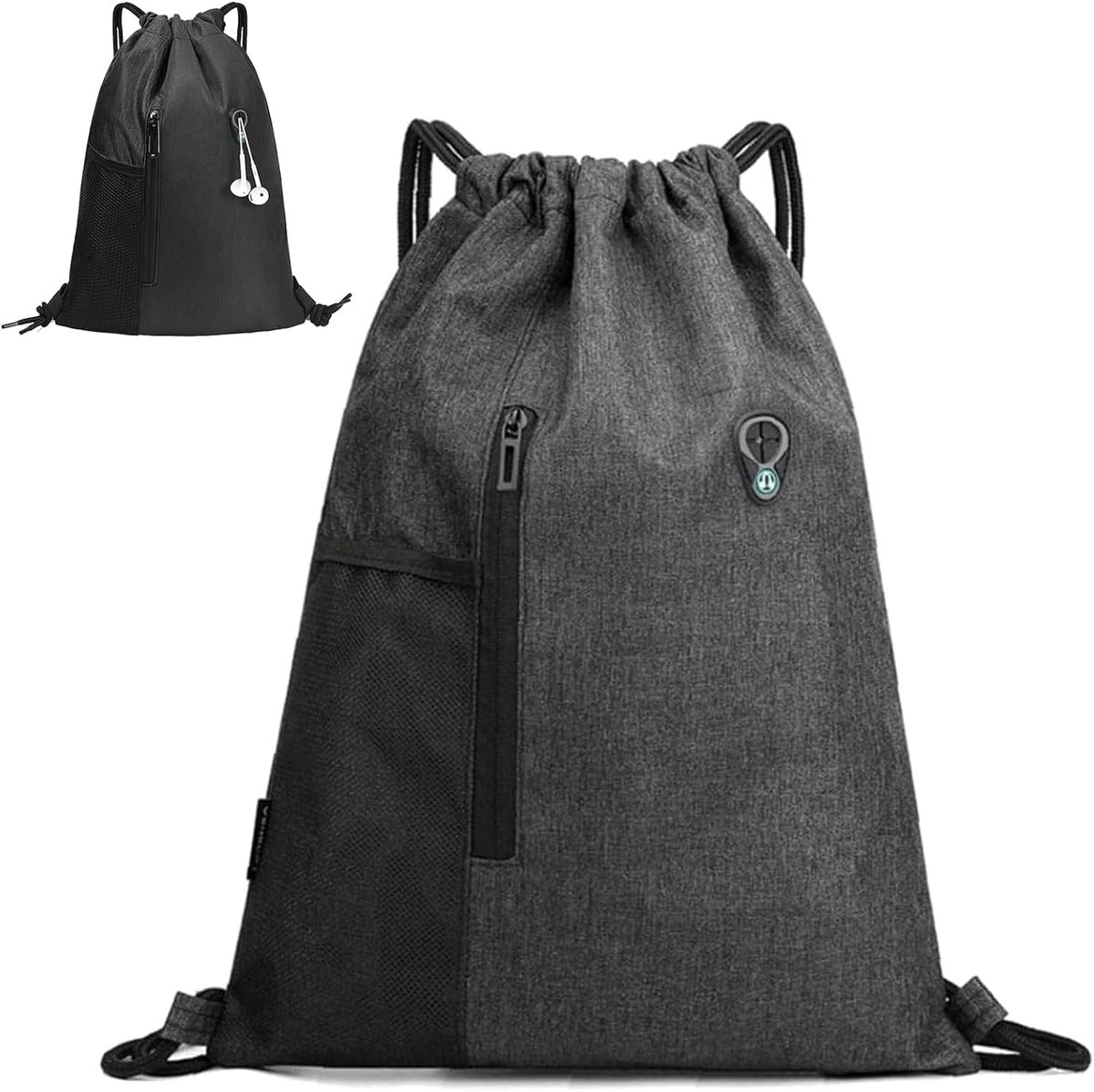 SnelShoppen - Zip Sports Bag - Sporttas voor Mannen en Vrouwen - Oxford Stoffen Rugzak, Ademend, Urban Design, Ideaal voor Sport, Festivals en Dagelij