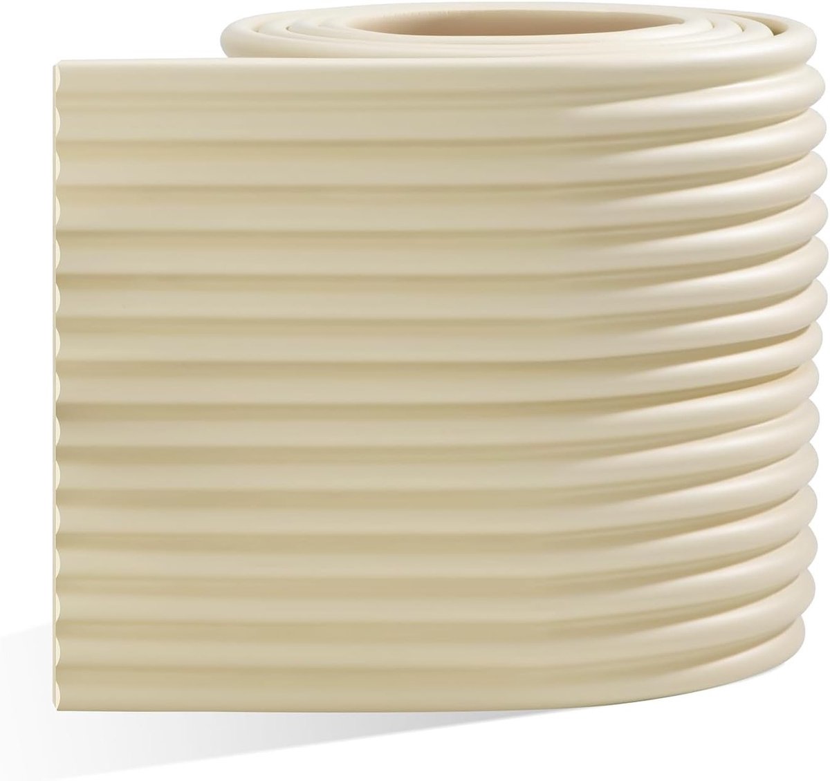 Extra brede schuimrandbescherming van 20 cm, zelfklevende hoekbescherming voor baby's, kinderen en ouderen, beige kleur