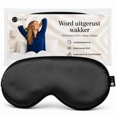 SIMIA™ Premium 19 Momme Moerbei Zijden Slaapmasker – 100% Verduisterend Oogmasker – Zwart