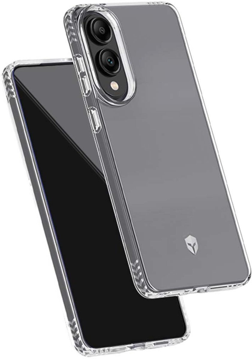 Force Case, The final answer is `Coque geschikt voor Galaxy S25 Edge Valbescherming 3m met Opstaande Randen`, Transparant