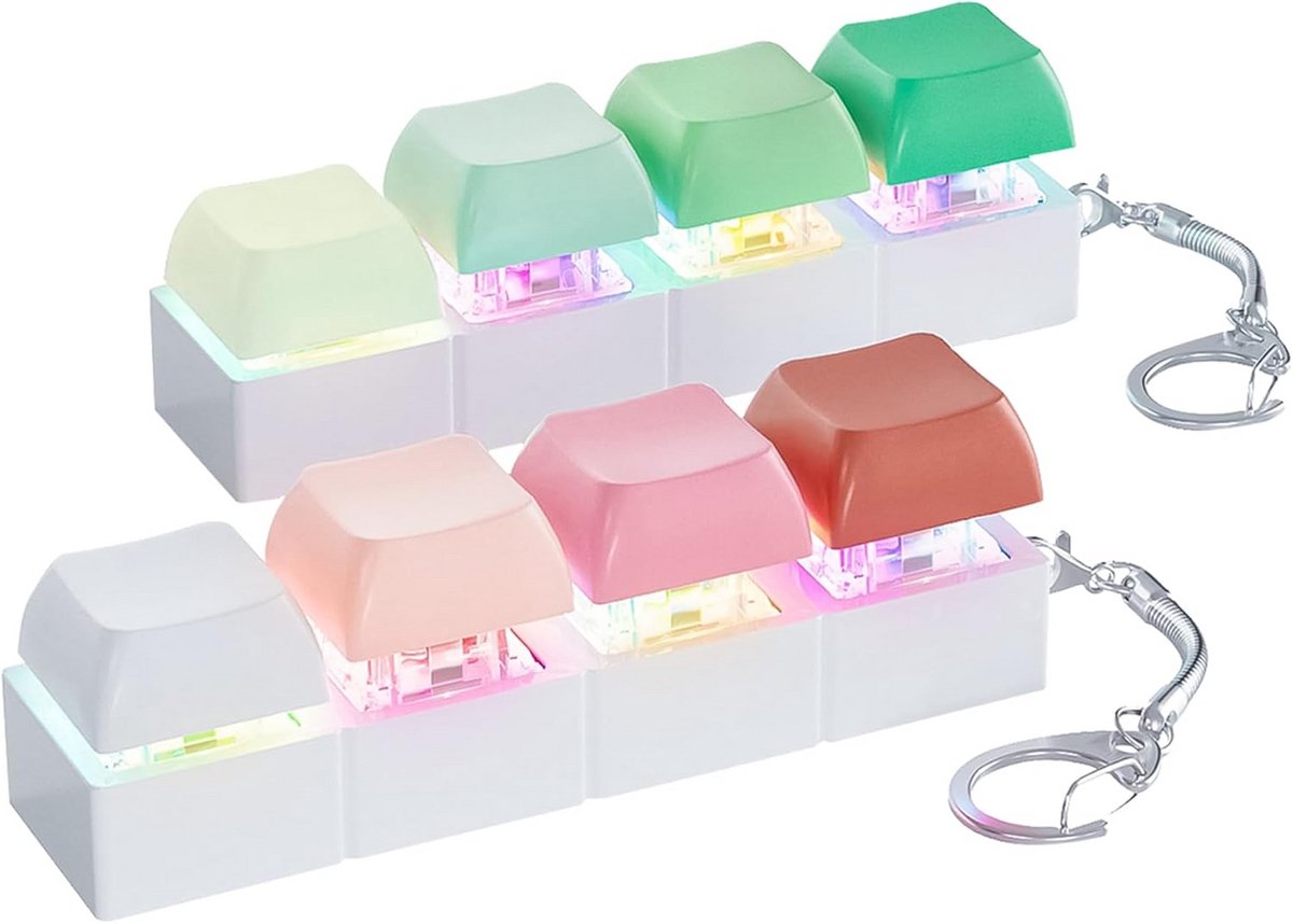 Jouet Anti-Stress Clavier 9 Touches – Porte-Clés à Clicker – Souple Et Portable