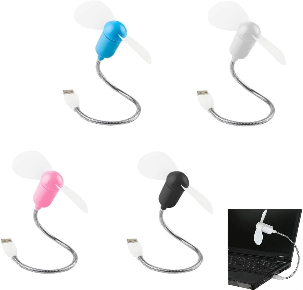 Draagbare Mini Ventilator voor Smartphones, USB Ventilator voor Telefoons, Handige Mobiele Ventilator met Stille werking