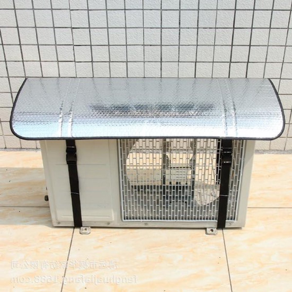Airconditioner hoes voor buiten, stofbescherming en waterdicht - thermische isolatie voor kantoor - 85x40cm - milieuvriendelijk.