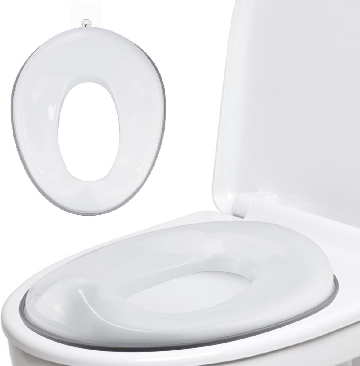 Toiletbril voor Kinderen, Zindelijkheidstraining, Geschikt voor Ronde en Ovale Toiletten, Veilig en Comfortabel Gebruik