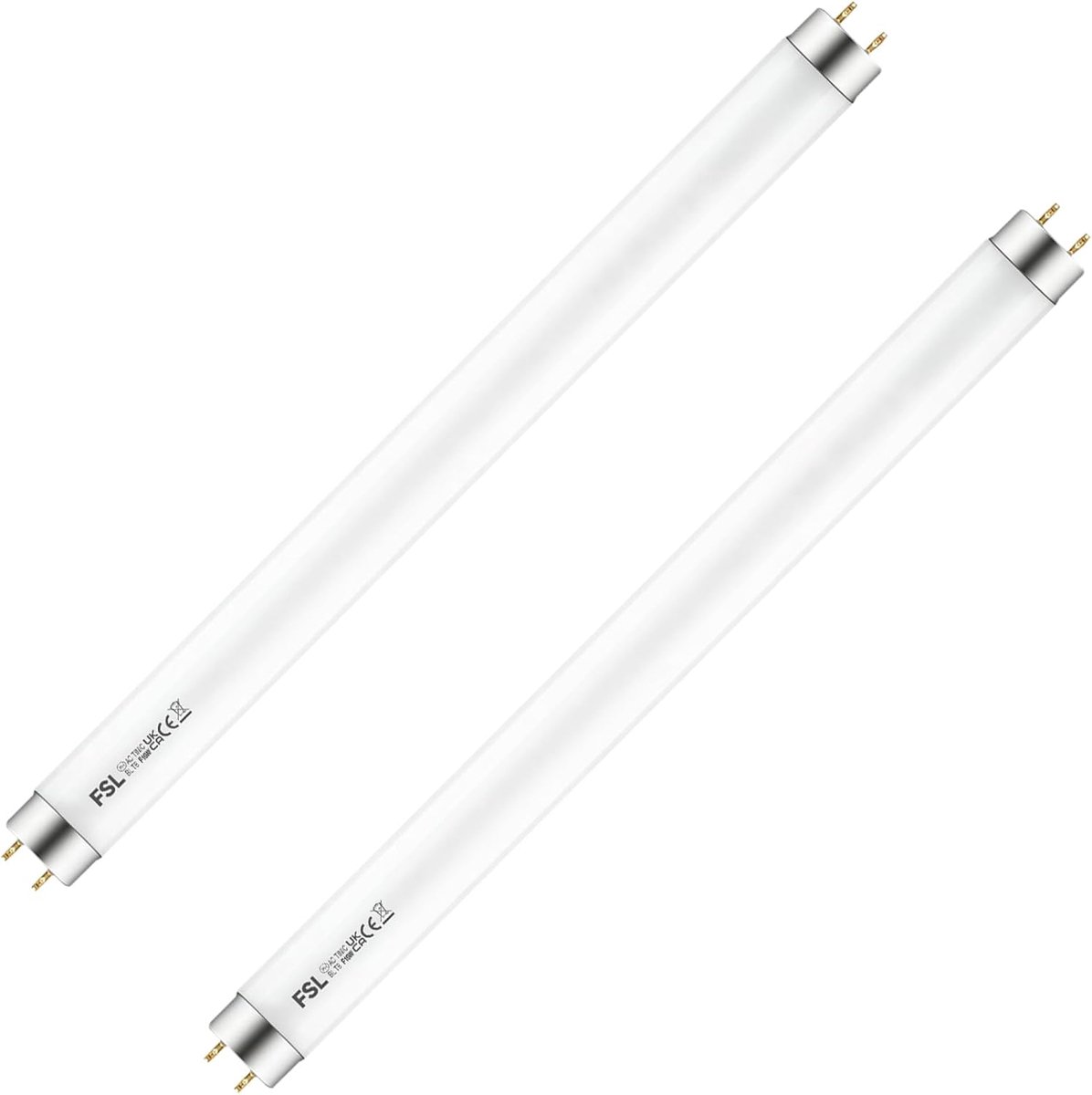 SnelShoppen - GKT FSL BL T8 F15W Vervangingsbuizen voor Insectenbestrijding, 18" Mosquito Killer Buizen, 2 Stuks voor 30W Vliegenvanger, Ideale Access