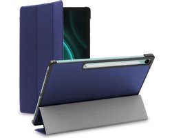 ebestStar - Hoes geschikt voor Samsung Galaxy Tab S9 FE X510N, 5G X516B, Slanke Design PU Lederen Etui, Automatische Slaap/Wake, SmartCase hoesje, Donkerblauw