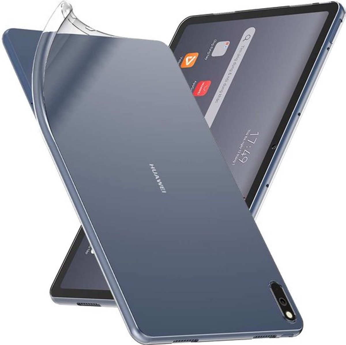 ebestStar - Hoes geschikt voor Huawei MatePad 10.4 (2022, 2020), Back Cover, Beschermhoes anti-luchtbellen hoesje, Transparant