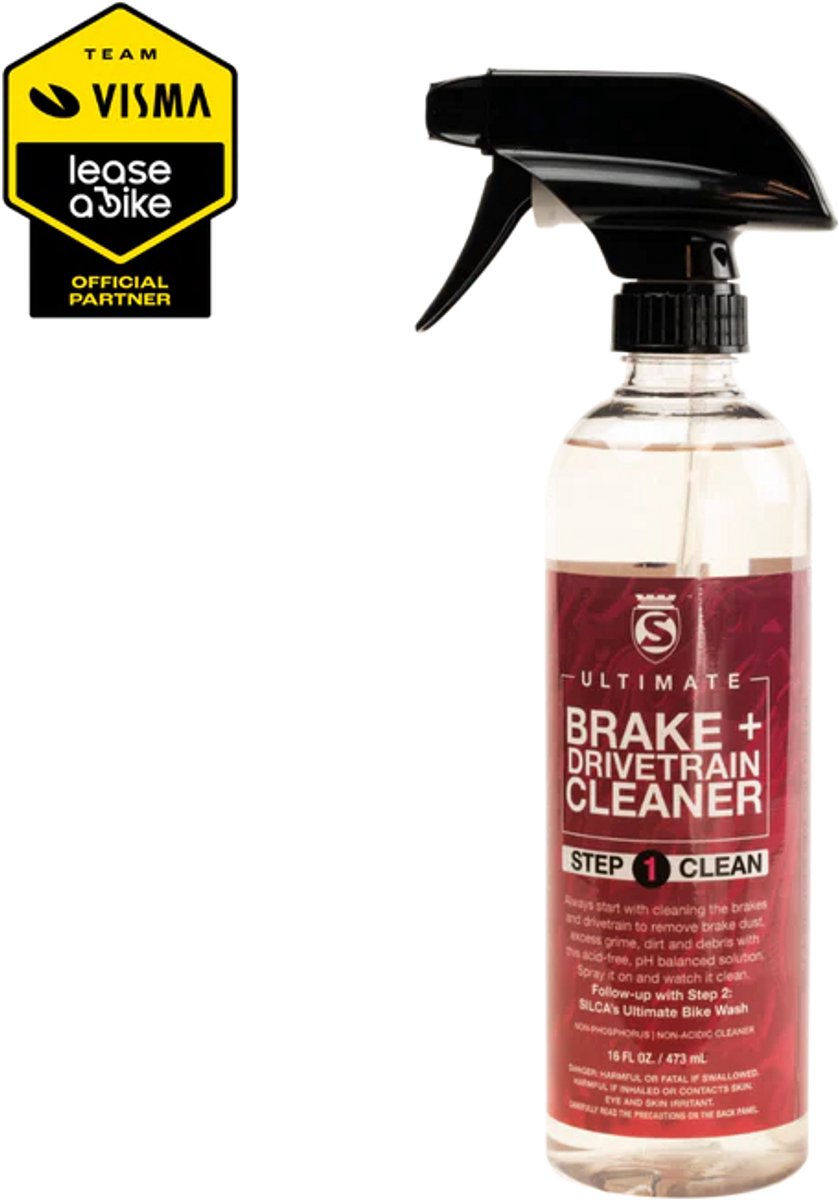 Silca Ultimate Brake & Drivetrain Reiniger 473ml Transparant