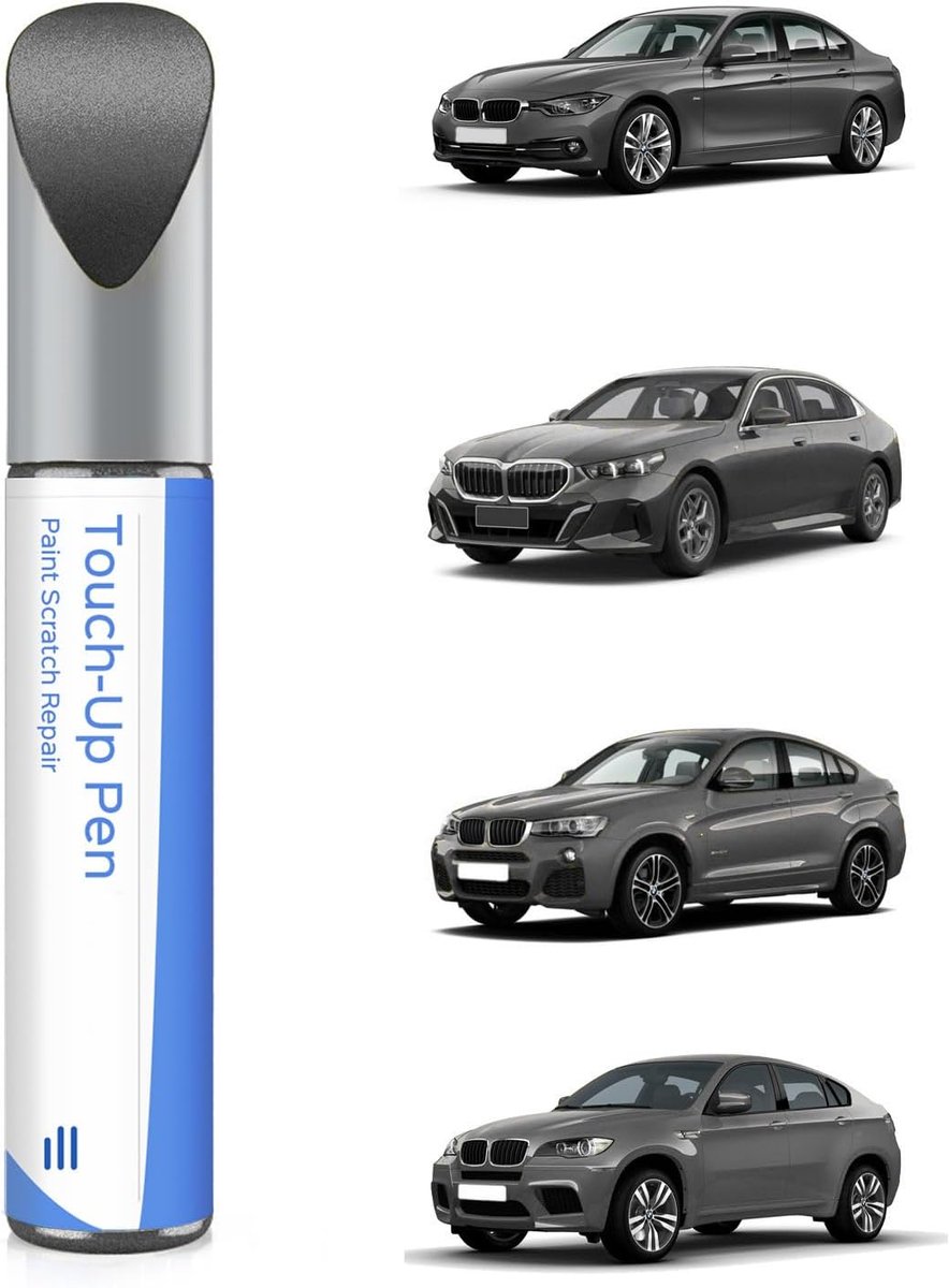 SnelShoppen - Space Gray Metallic Reparatielak voor Auto, Perfecte Kleurmatch voor BMW, Herstel Krassen en Beschadigingen, Precisie Verfpen, Hoogwaard