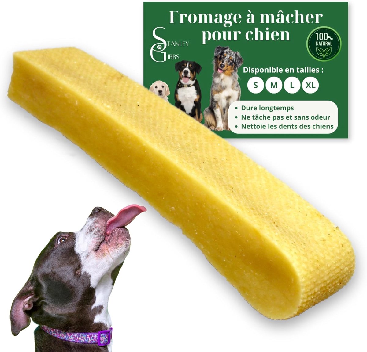 SnelShoppen - Natural Yak Cheese Treats voor Honden, XL Himalaya Kauwsnacks, Duurzaam, Professioneel, Langdurige Tandverzorging, Laag Calorie, Stressv