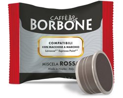 100 Capsules Lavazza Espresso Point* - Caffè Borbone Red 100 koffiecups