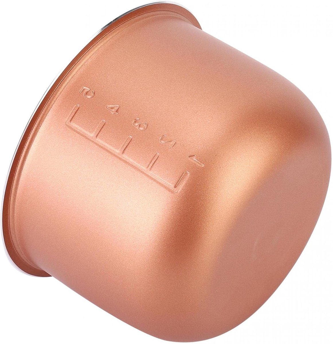 SnelShoppen - Inner Pan voor Rijstkoker - Vervangende Antiaanbaklaag 1.5L 1.6L - Ideaal voor Keuken, Gezond Koken, Gelijkmatige Warmteverspreiding, Ho