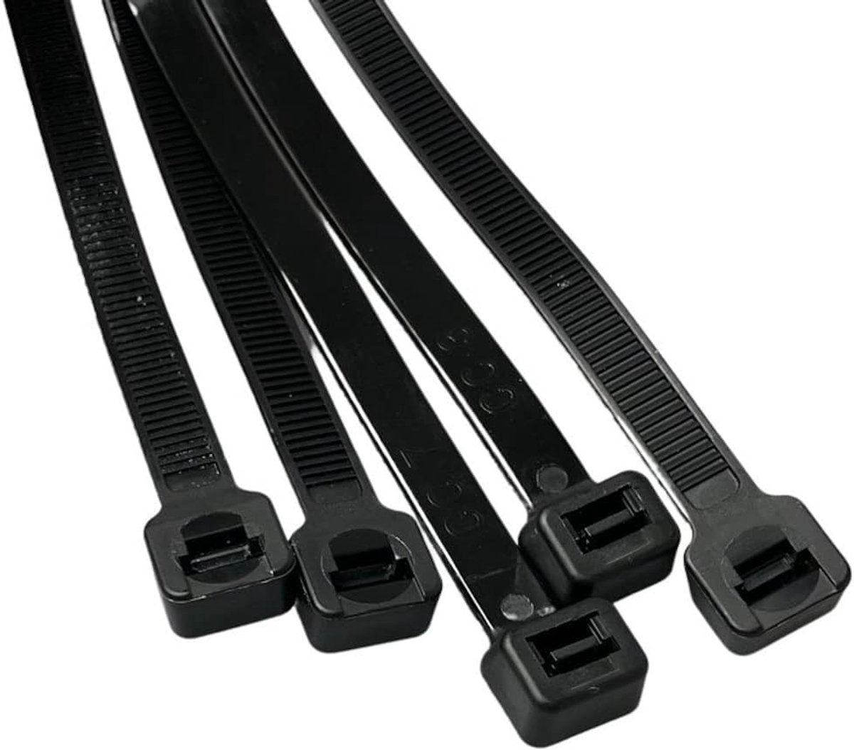 Kabelbinders 550mm x 9mm - Premium Tie Wraps voor Organisatie en Beveiliging van Kabels (10 Stuks, Zwart)