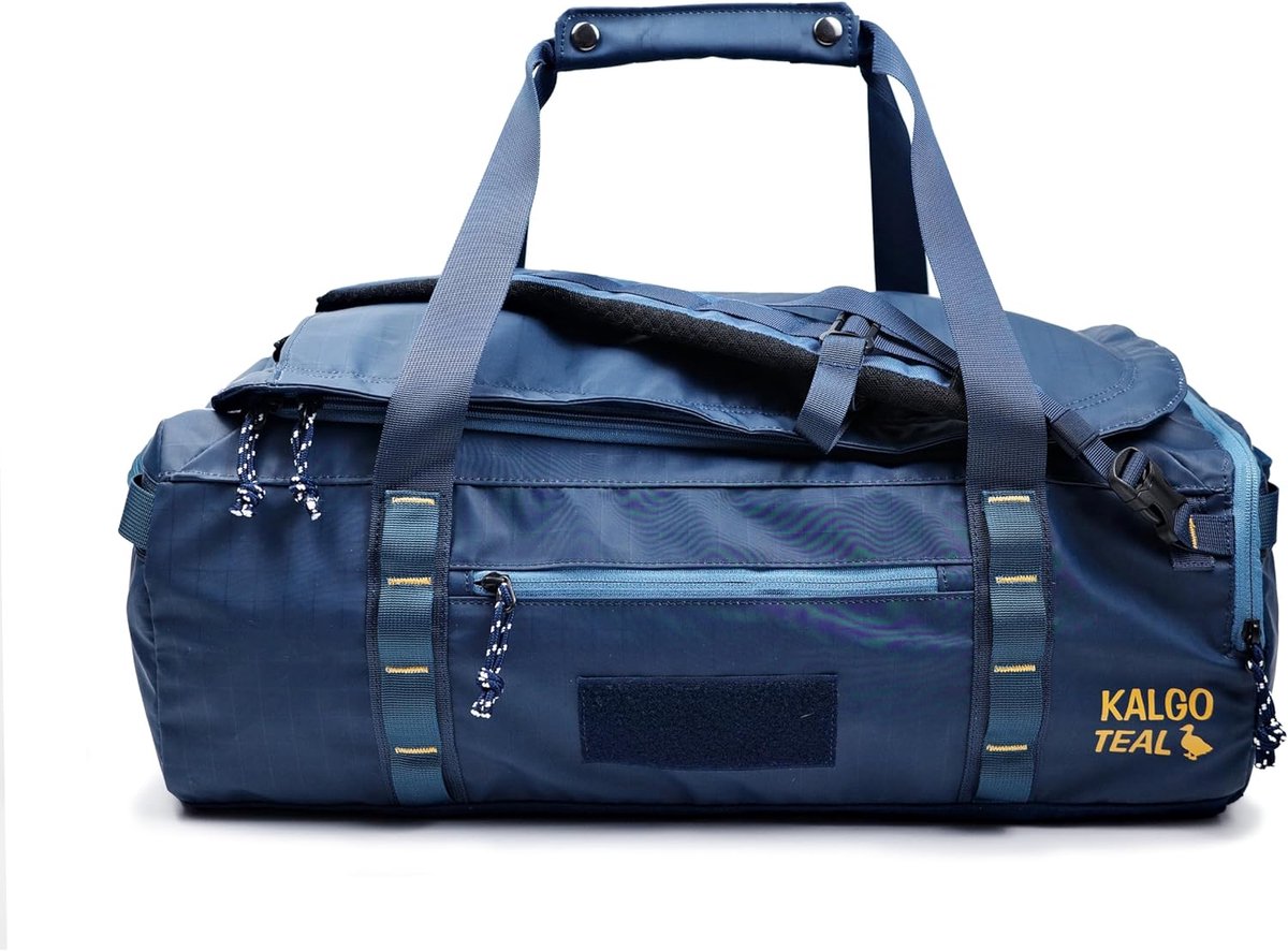 SnelShoppen - Travel Duffle Bag Blauw - Casual Sporttas - 40L Capaciteit - Handbagage Geschikt - Sterk 300D Polyester - Weekend Trips & Gym