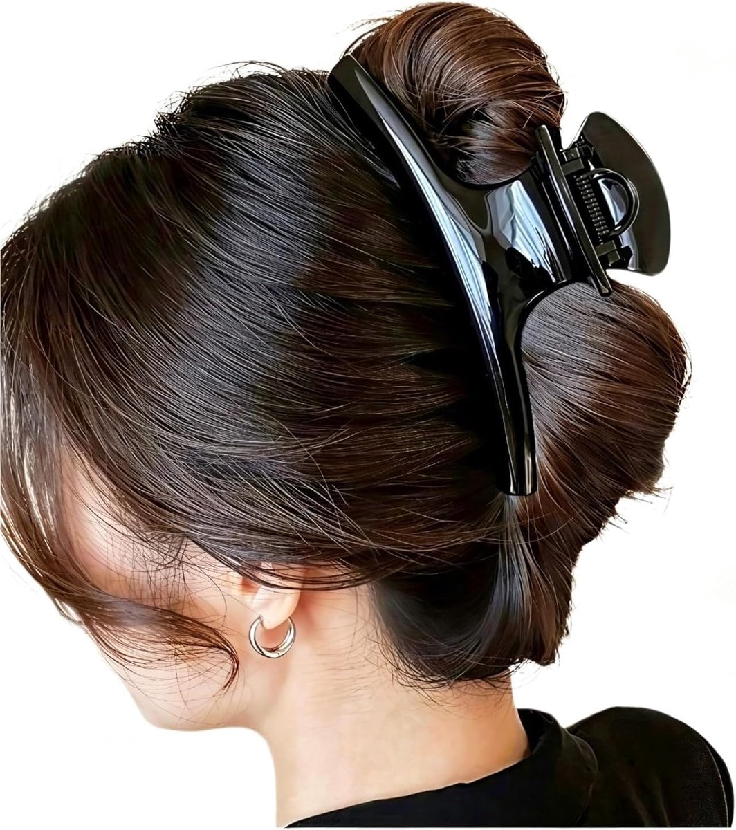 SnelShoppen - Grote Haarspelden voor Dames - Antislip Haarklem met Dubbele Tanden - Acryl Haarklip - Perfect voor Dagelijks Gebruik en Speciale Gelege