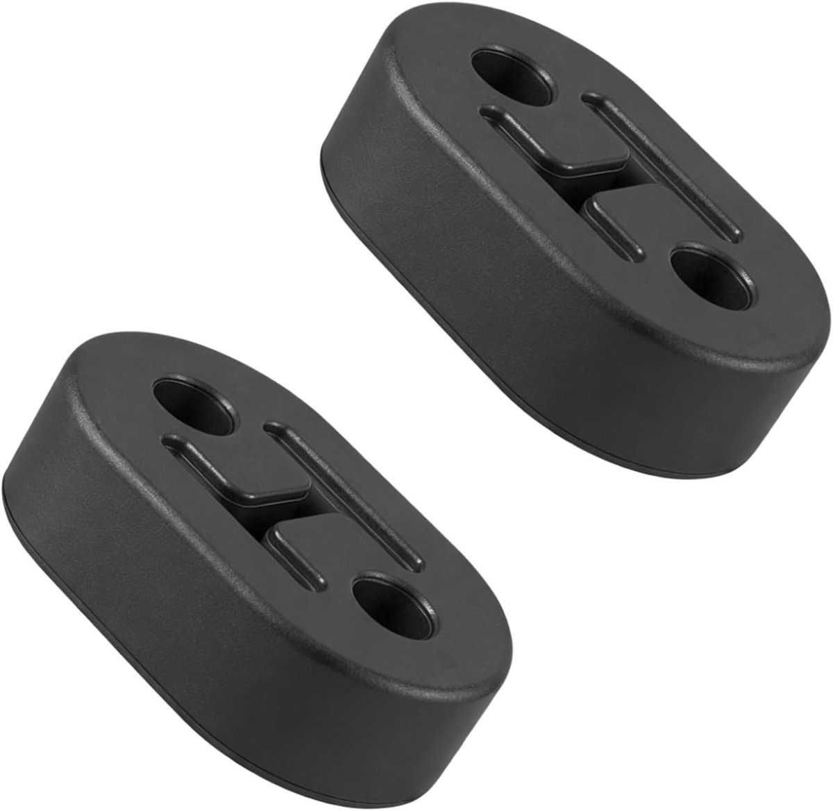 Rubberen Uitlaatbeugel voor Auto's - Geluidsdemping en Schokabsorptie, 12mm (2 Stuks) voor Diverse Auto Modellen