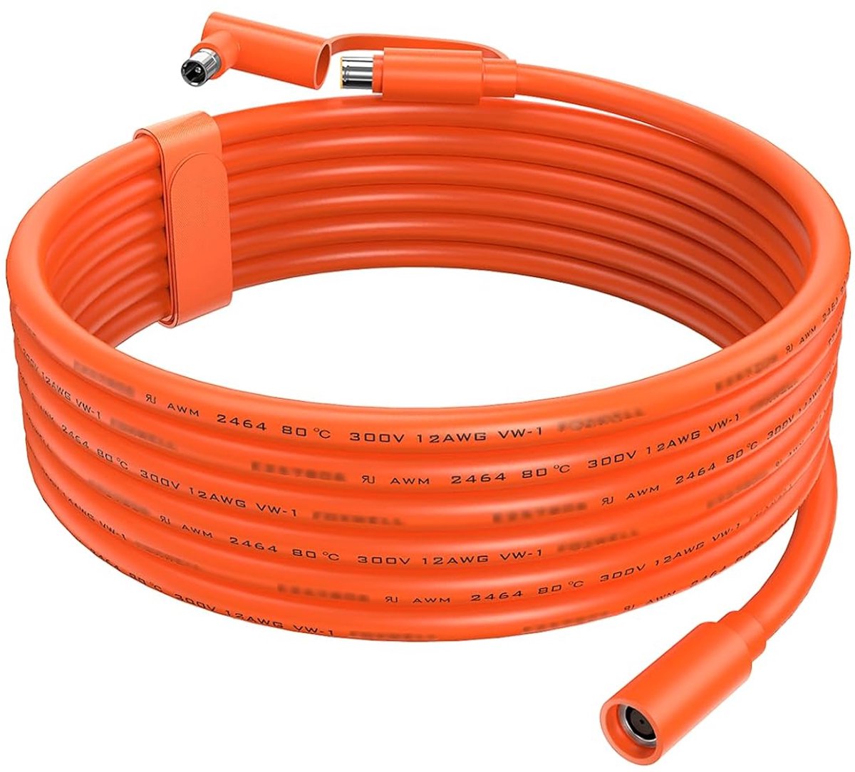 SnelShoppen - 9m DC Extension Kabel Zonnepaneel 8mm voor Draagbare Zonnegenerator, Flexibel en Duurzaam, 14 AWG, Geschikt voor Diverse Merken