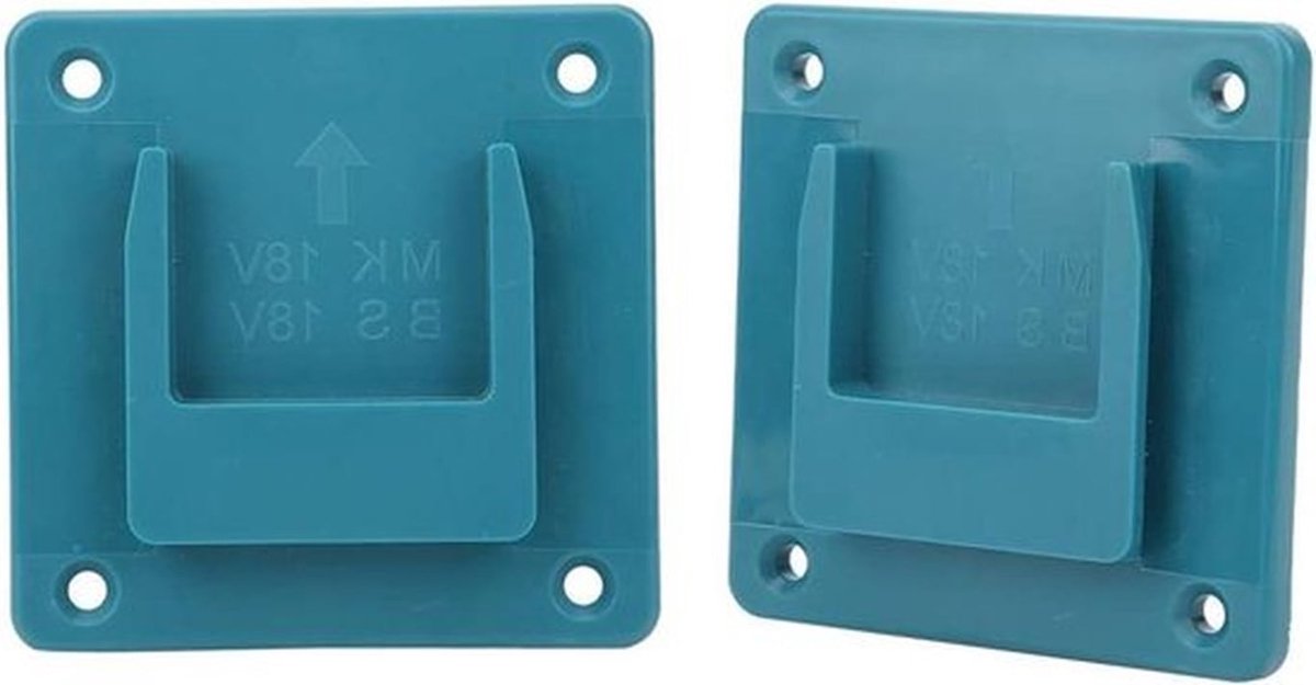 Muurbeugel voor Elektrisch Gereedschap - Set van 2, Opbergrek voor Boormachine, Compatibel met 18V, Handige Bevestigingsapparaten