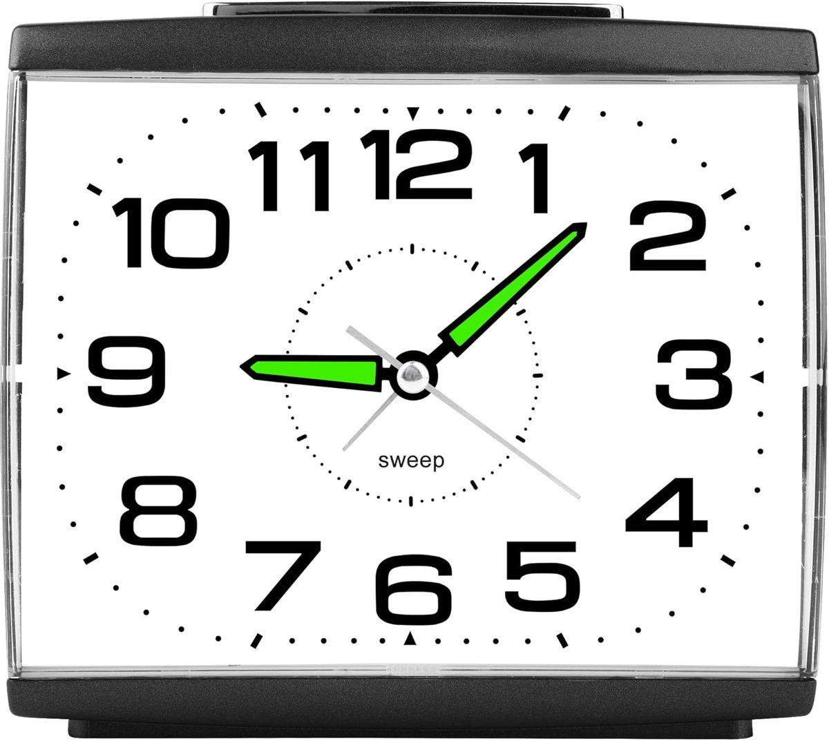 SnelShoppen - Analoge Wecker zonder Tikkend Geluid, Grote Scherm, Snooze, Nachtlampje, Luide Alarmklok voor Senioren, Geschikt voor Slaapkamer, Woonka