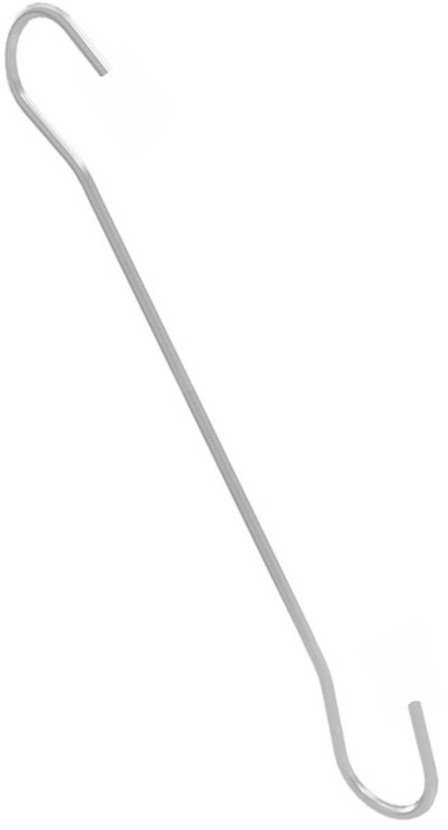 100 stuks - C-Haak / Ophanghaak - 30cm - Verzinkt Staal - type CH-30