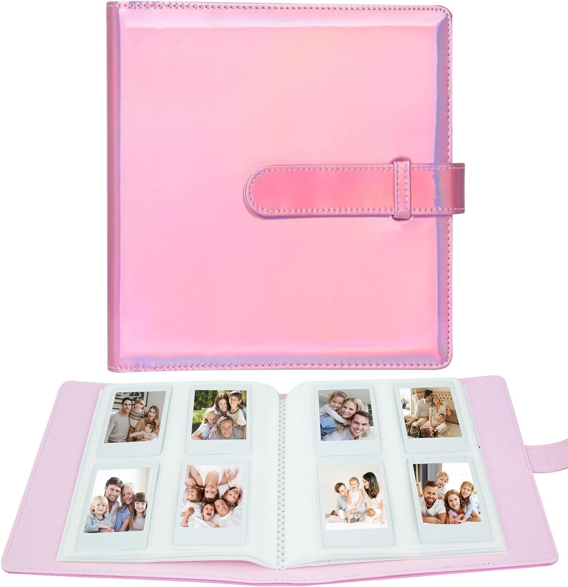 SnelShoppen - 256 Slots Foto Album voor Instant Camera's - Geschikt voor Mini LiPlay 11 12 90 70 50S 8+ 8 7S - Perfect voor Polaroid Snap/Mint/ZiP - I