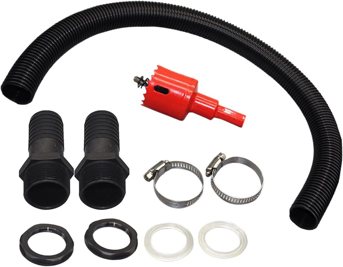 Regenwatercollector Set - 32 mm - Compleet met Slang - Tuinirrigatie