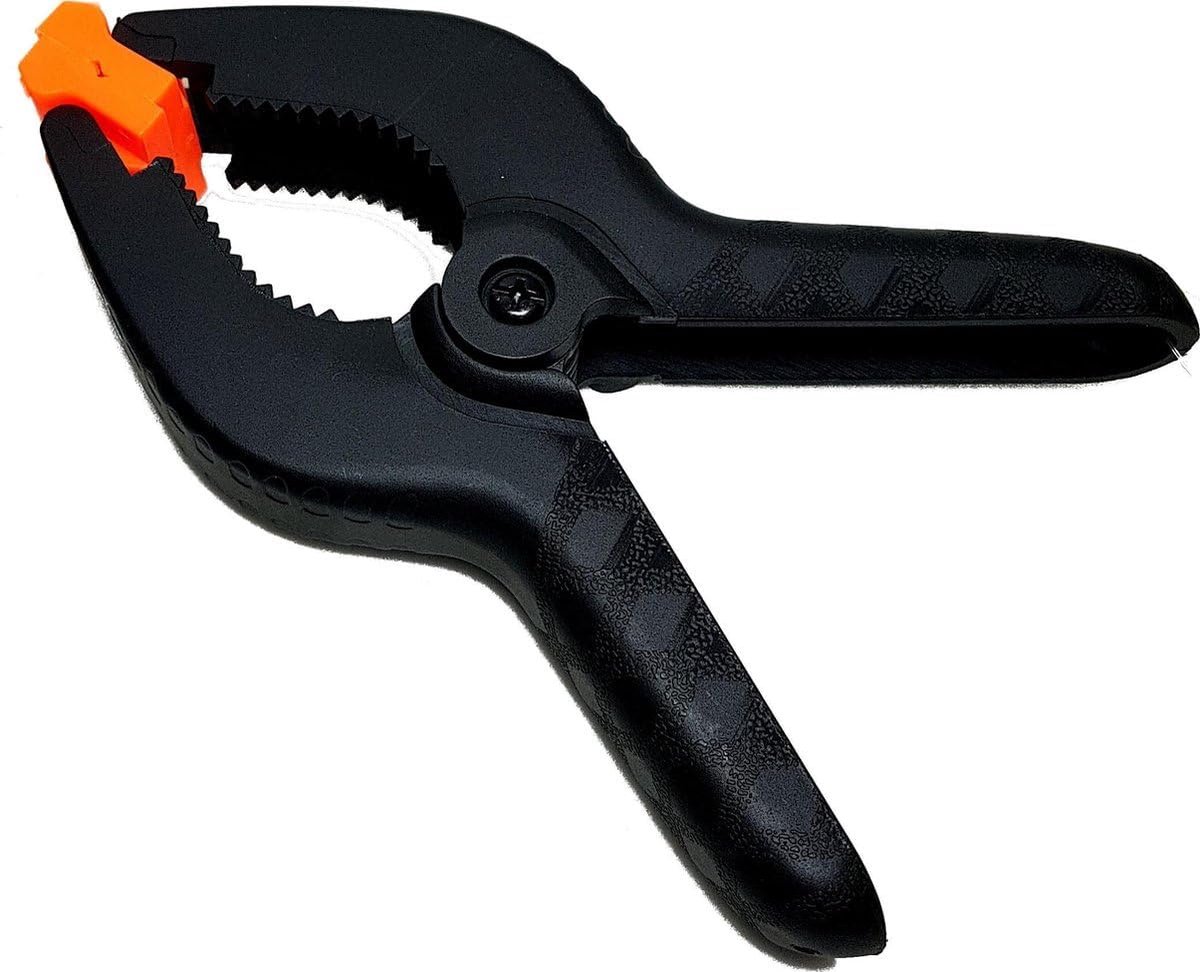 SnelShoppen - Glue Clamp - Klemmen - Knutselclips - Gereedschap Klem - 10 Stuks - Kunststof - 15 cm - Stevige Klem voor Lijmwerk - Ideaal voor Hobby e