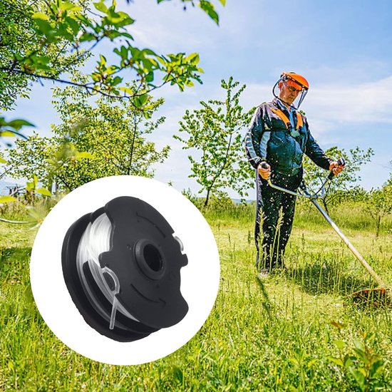 Vervangingsspoel voor Grastrimmer, Automatische Voeding, Geschikt voor Parkside Cordless Grastrimmer, 6 Stuks, Ideaal voor Tuinonderhoud en Grasmaaien — afbeelding 4