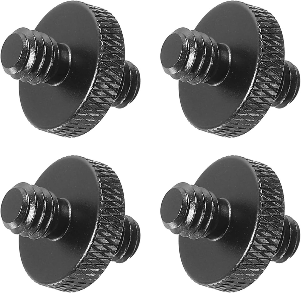SnelShoppen - Microfoon Statief Adapter M6 naar 1/4 Draad Tripod Schroef Adapter - Dubbelzijdige Camera Schroef voor Microfoon Statief - Aluminium Leg