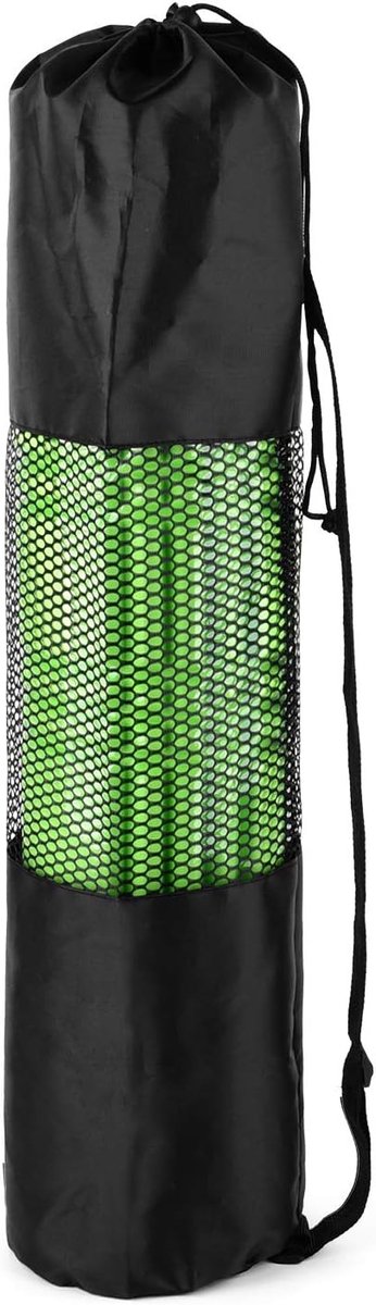 SnelShoppen - Yoga Mat met Lichtgewicht Nylon Mesh Net Draagtas 30x70 cm voor Snorkel Buizen en Yoga, Ademend en Duurzaam, Verstelbare Schouderband, I