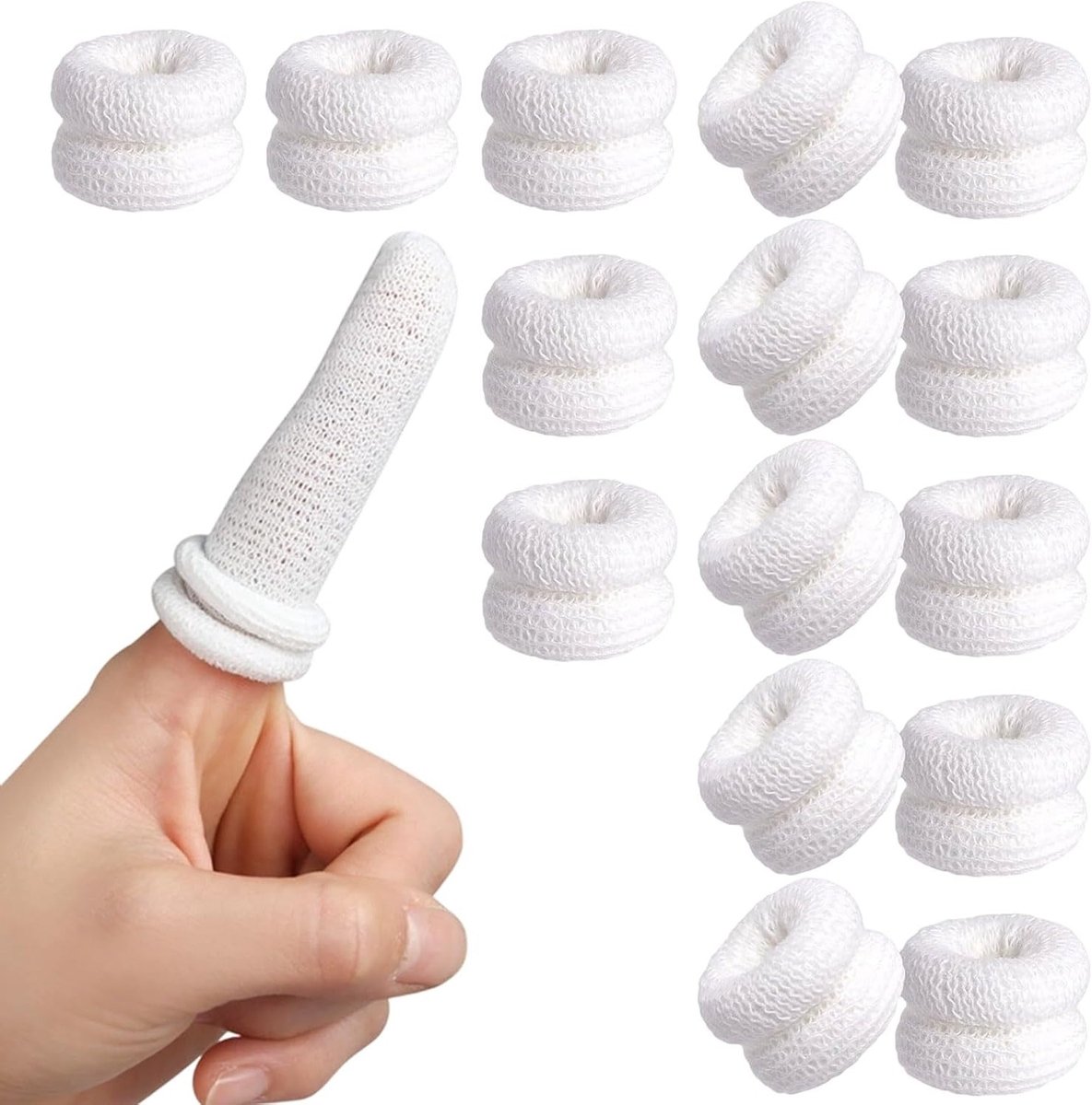 15 stuks rekbare vingerpleisters voor vingerbescherming, vingerbandage en wondverzorging in de keuken en op het werk