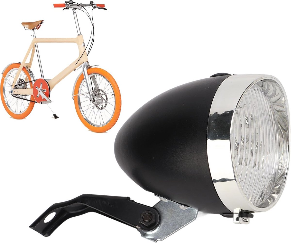 SnelShoppen - Retro Fietslicht 3LED, Vintage Veiligheidslamp, Eenvoudig te Installeren, Decoratieve Verlichting voor Avond Fietstochten, Retro Fietsac