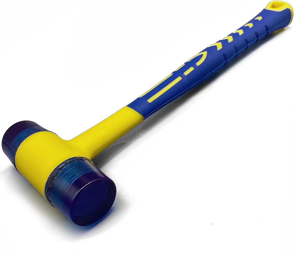 SnelShoppen - Rubber Hammer 30mm Dubbelzijdige Zachte Hamer met Ergonomische Anti-Schok Handgreep voor Sieraden, Leer, Handwerken, Houtbewerking, Kamp