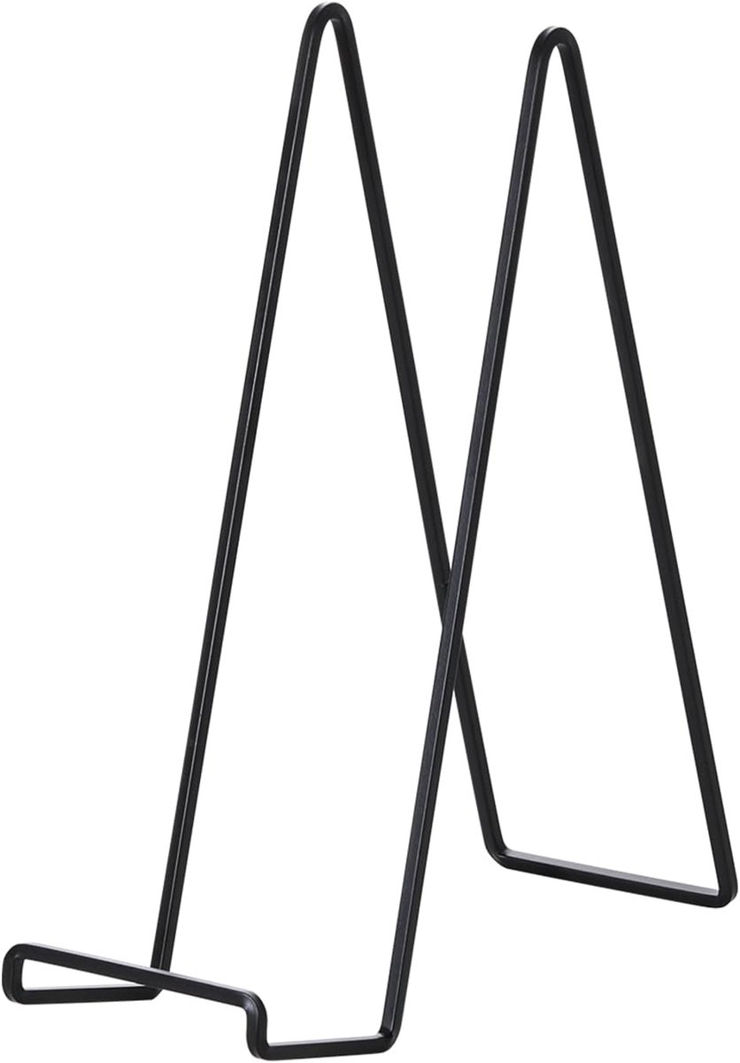 SnelShoppen - Display Stand voor Decoratieve Borden - 30 cm Hoge Standaard voor Zware Borden - Metaal Fotolijst Stand - 2 Pack voor Borden, Boeken en