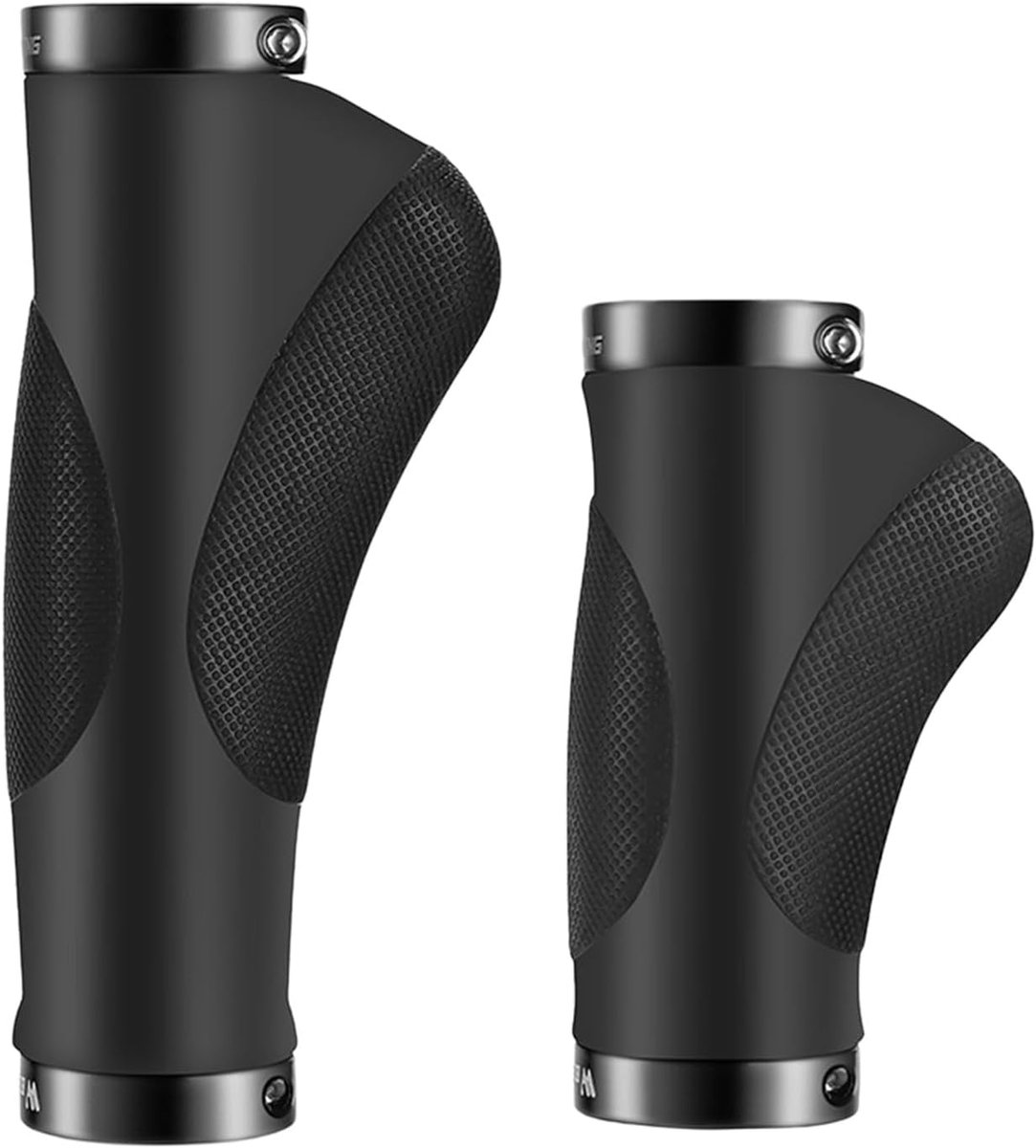 SnelShoppen - Ergonomische Fietsgrepen, Antislip Stuurgrepen, Schokabsorberend, Aluminium, Dubbele Sluiting voor 22 mm MTB, Elektrische Fiets, Vouwfie