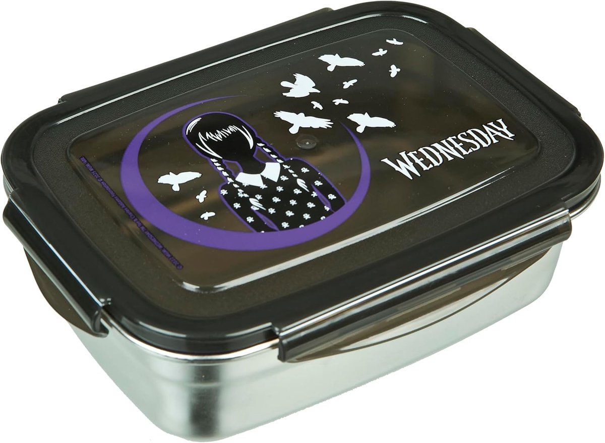 SnelShoppen - Lunchbox voor Kinderen - RVS Sandwich Box met Rubber Seal - 550 ml Capaciteit - Ideaal voor School, Uitstapjes en Dagelijks Gebruik