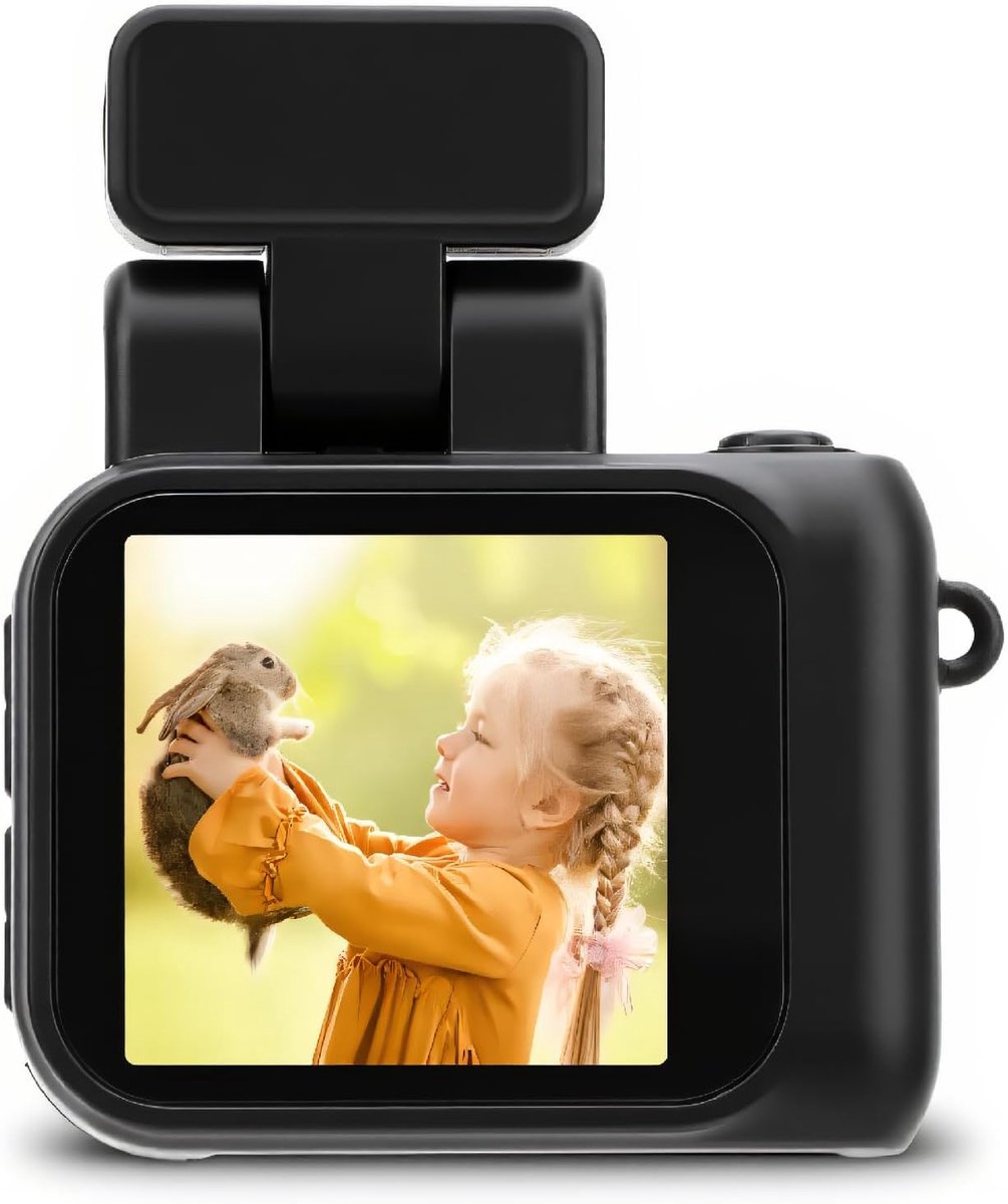 SnelShoppen - Mini Thumb Camera 1080P 2MP Sleutelhanger Camera, Compact DVR Camcorder voor Reisvlogs, Retro Fotografie en Video, Ideaal voor Studenten