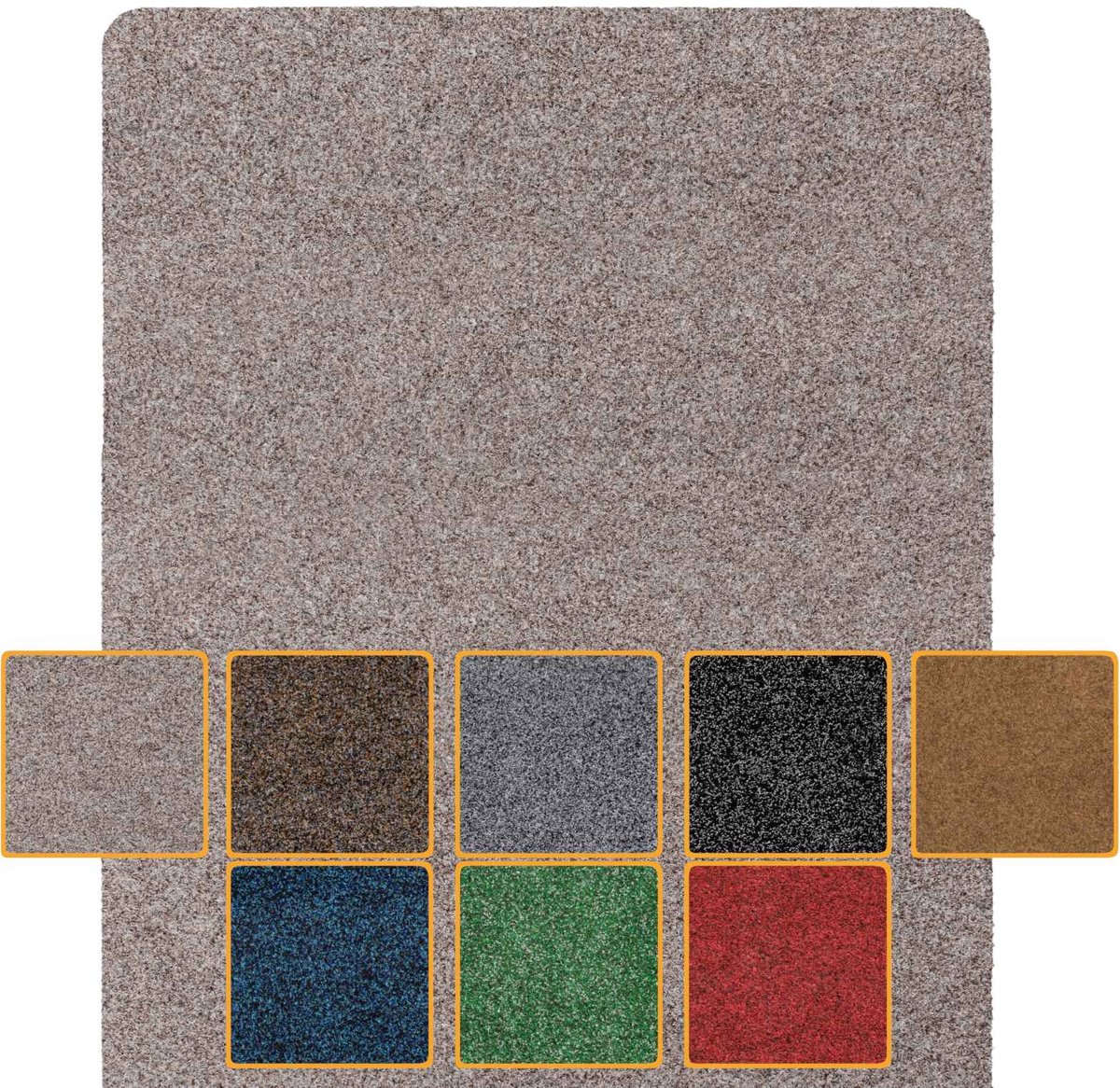 ANRO Deurmat Beige 120x40cm – Schoonloopmat Antislip Wasbaar Voordeur Hal Binnen & Buiten Op Maat