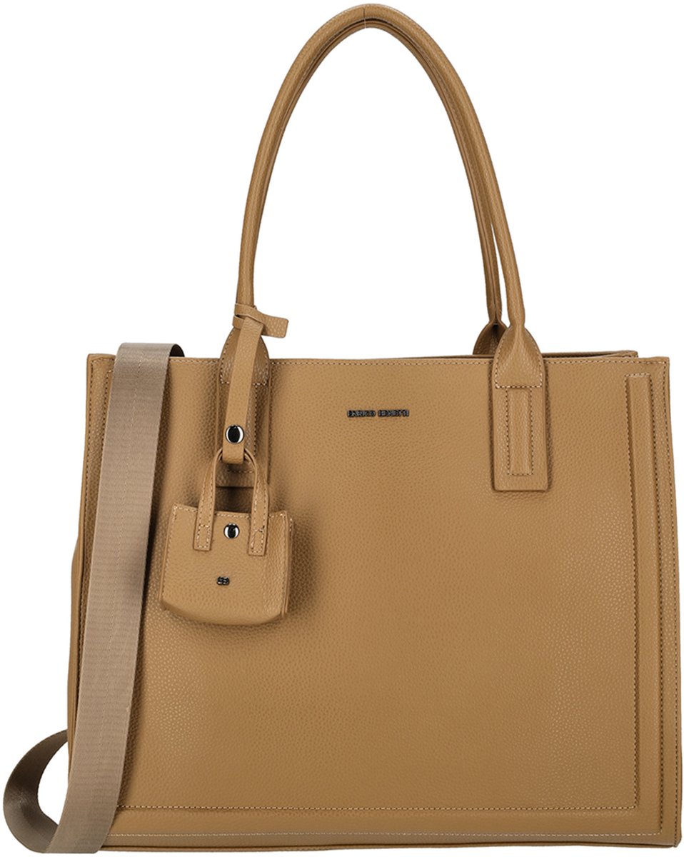 Enrico Benetti Jessy Shopper - Laptoptas 17 inch - Camel