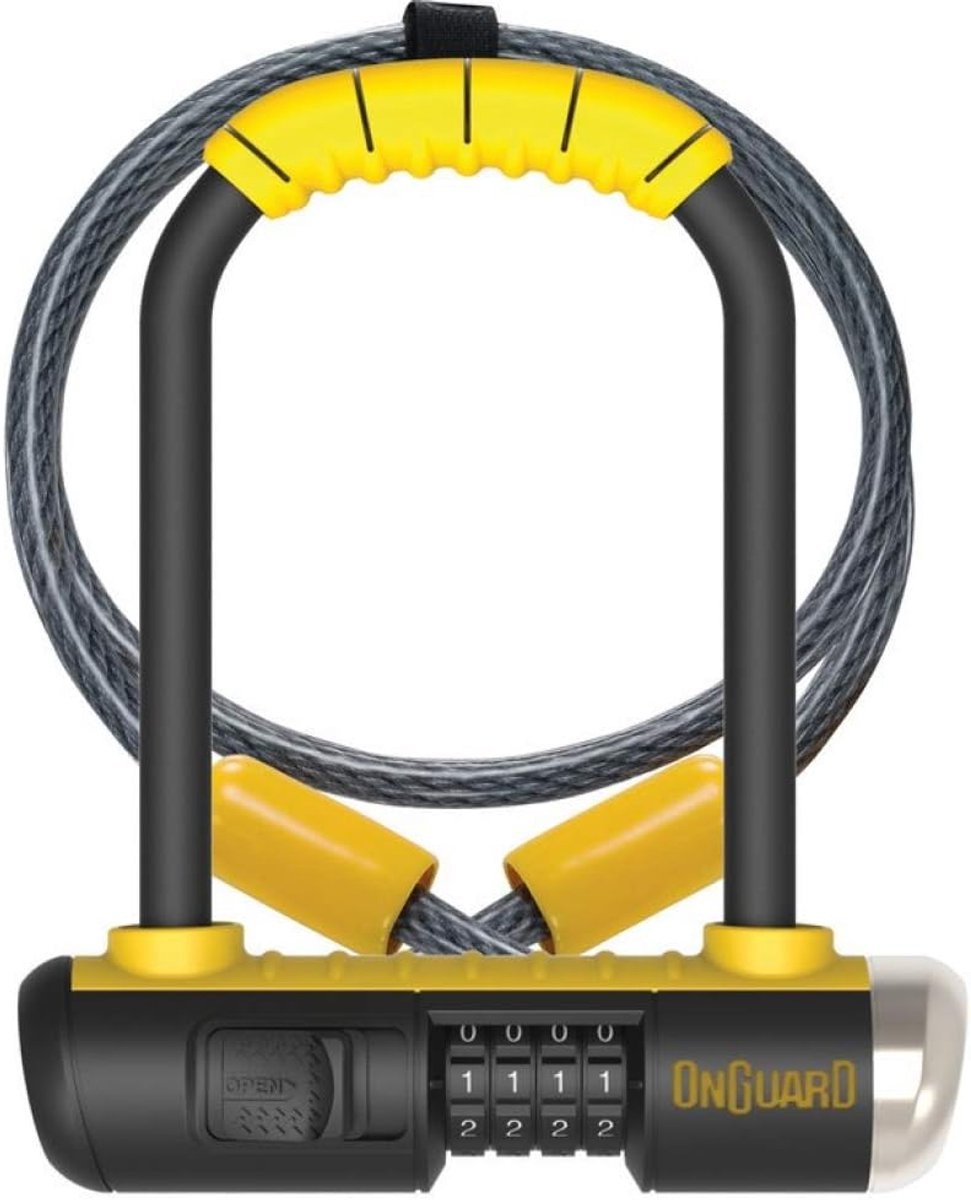 SnelShoppen - Onguard Bulldog Bracket Lock Zwart, 9 x 14 x 4 cm, Stevige Beveiliging voor Fiets, Motor, Tuin, Camping en Meer