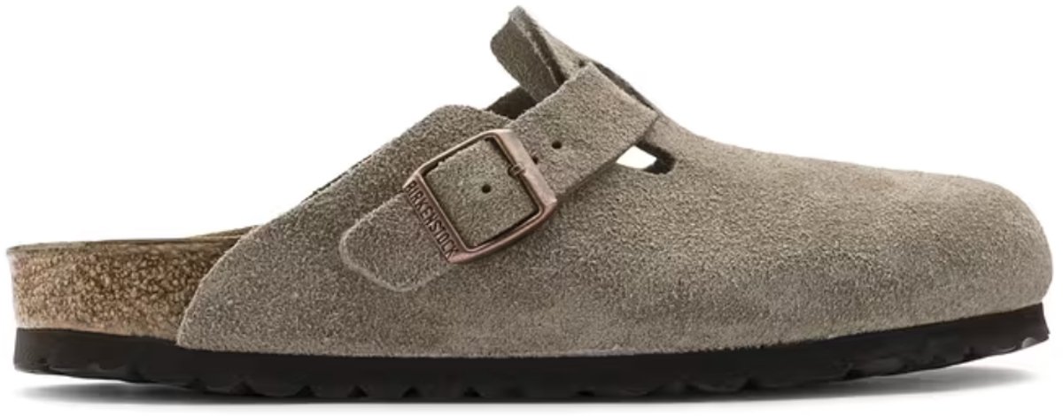 Birkenstock Boston Suède Taupe