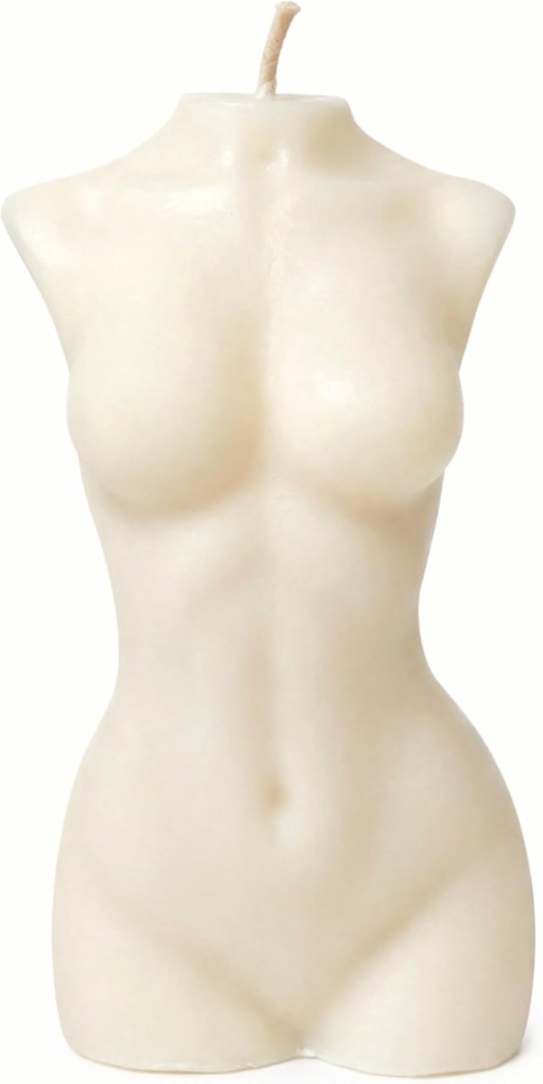 SnelShoppen - Body Candle Vrouw | Duurzame Decoratie | Handgemaakte Sojawas Kaars | 100% Vegan | 5 x 6 x 10 cm | Perfect voor Feestjes en Decoratie