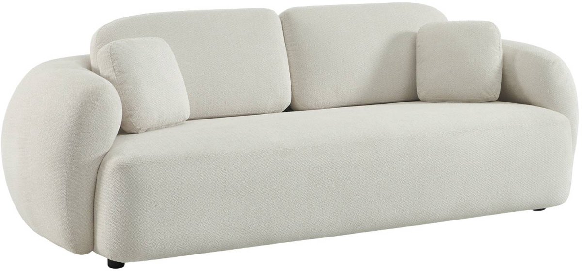 sweeek - 3-zits bank met chenille stof - cloud